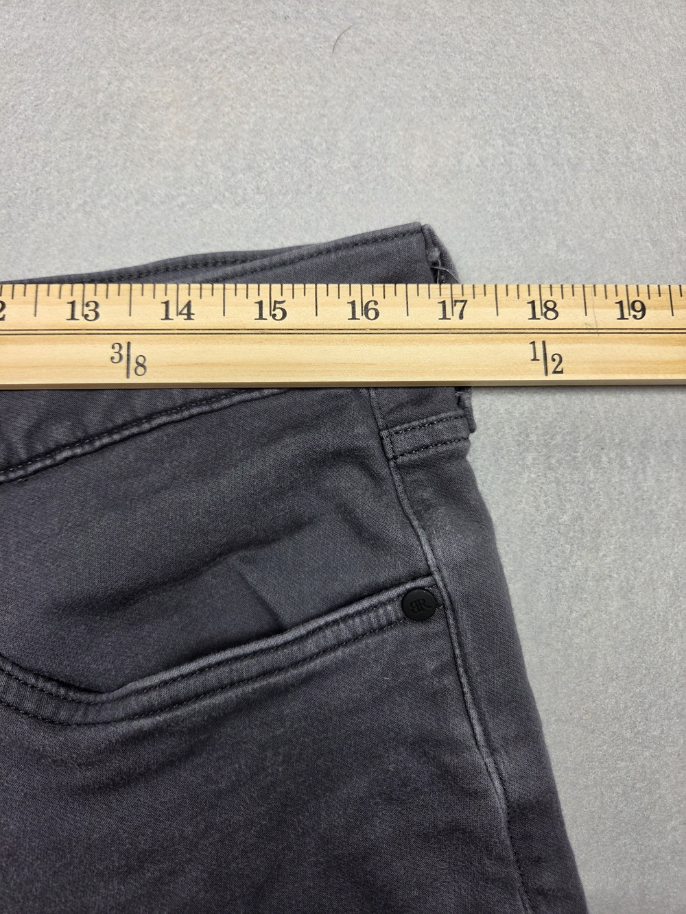 Banana Republic Mens Gray Straight Leg Stretch 5-Pocket Pants 34x30 1620338 - Picture 6 of 9